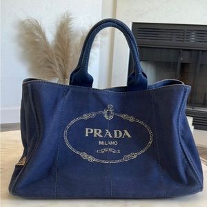 💯 Authentic Prada Canapa Tote Large
